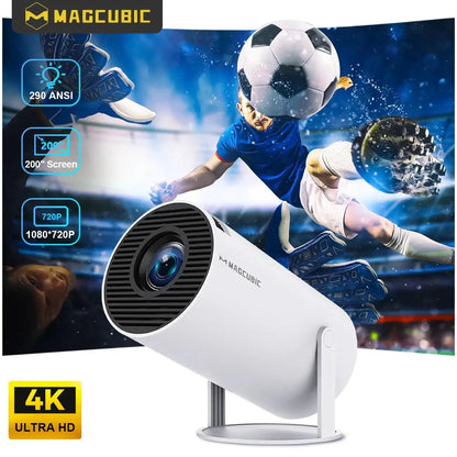 Mini Proyector Portátil MAGCUBIC 4K Ultra HD – 280 ANSI | Full HD 1080P | Cine en Casa