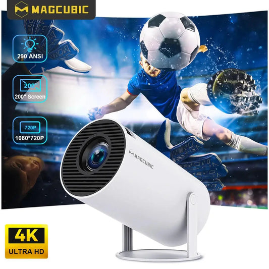 Mini Proyector Portátil MAGCUBIC 4K Ultra HD – 280 ANSI | Full HD 1080P | Cine en Casa